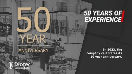 Diotec Semiconductor AG Celebrates 50-Year Anniversary