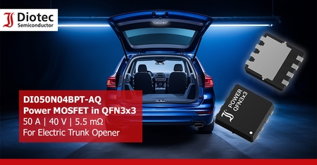 DI050N04BPT-AQ - Compact Automotive Power MOSFET with Outstanding Efficiency